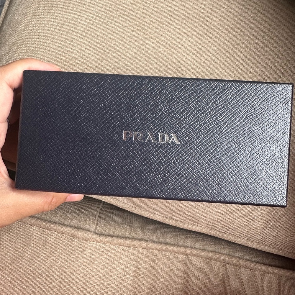 Prada Black Textured Storage Box